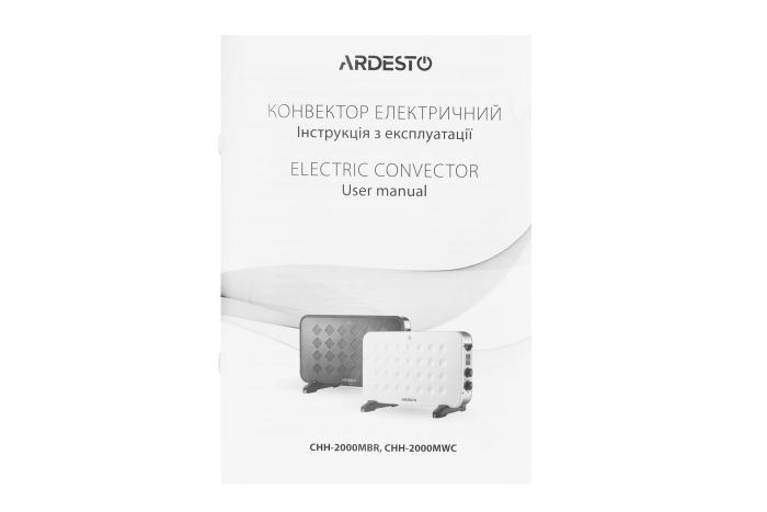 Конвектор ARDESTO, 20м2, 2000Вт, мех. упр-ние, открытый нагрев. элемент, белый