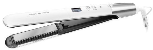 Випрямитель Rowenta Volumizer, >240Вт, темп.режимов-8, 140-210С, дисплей, ионизация, керамика, белый