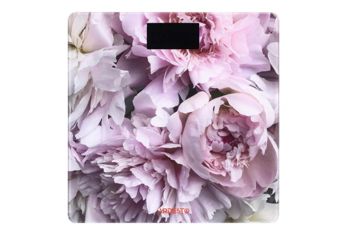 Весы Ardesto напольные Peonies, 150кг, AAAx2 в компл, стекло, многоцветные