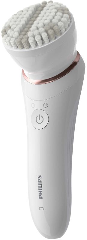Епілятор Philips Beauty Set Series 9000 дисковий, акумуляторний , пінцет.-32, волог.+сух., насадок-8, футляр, пінцет, тример, білий