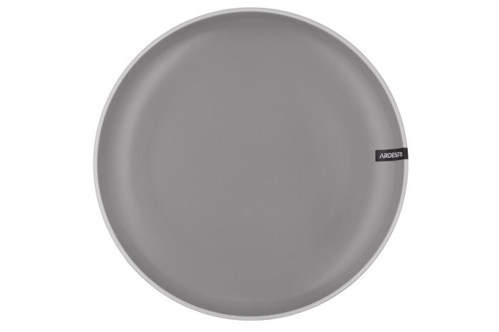 Тарілка обідня Ardesto  Cremona Dusty grey, 26см, кераміка, сірий