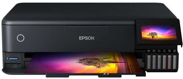 МФУ ink color A3 Epson EcoTank L8180 32_33 ppm Duplex USB Ethernet Wi-Fi 6 inks Black Pigment