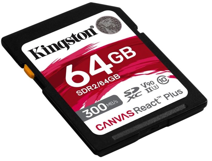 Карта пам'яті Kingston SD   64GB C10 UHS-II U3 R300/W260MB/s