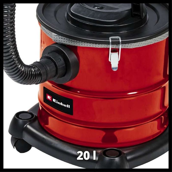 Пылесос профессиональный для золы Einhell TC-AV 1720 DW, 1250 Вт, 175мБар, контейнер 20л, 3.7кг