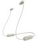 Навушники In-ear Sony WI-C100 BT 5.0, IPX4, SBC, AAC, Wireless, Mic, Бежевий