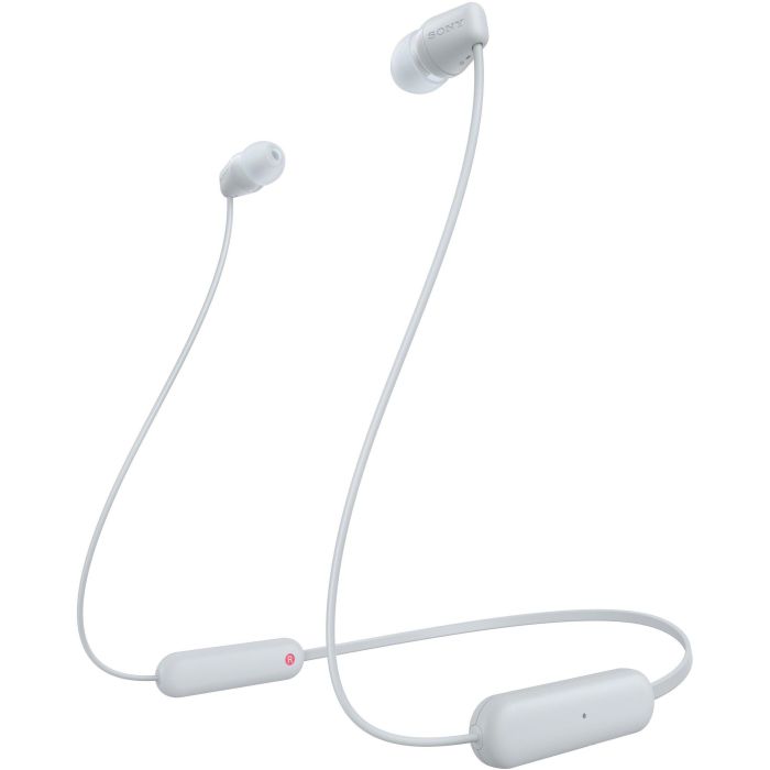 Наушники In-ear Sony WI-C100 BT 5.0, IPX4, SBC, AAC, Wireless, Mic, Белый
