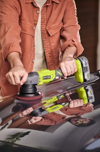 Шлифмашина полировальная аккумуляторная Ryobi ONE+ R18P-0 18В 125мм 3000-7500об·мин регулировка скорости 1.8кг без АКБ и ЗУ