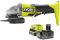 Шлифмашина угловая аккумуляторная Ryobi ONE+ НР RAG18X-1C40S 125мм 18В 1х4А·ч 9200об·мин 2.1кг сумка