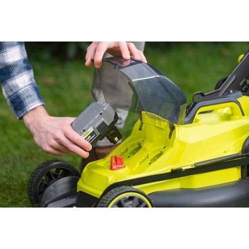 Газонокосилка аккумуляторная Ryobi ONE+ HP RY18LMX40B-0 18В 40см 40л 25-70мм 18.2кг без АКБ и ЗУ