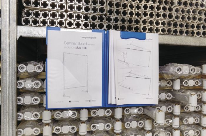 Клипборд-папка магнитная A4 синяя Magnetoplan Clipboard Folder Blue UA