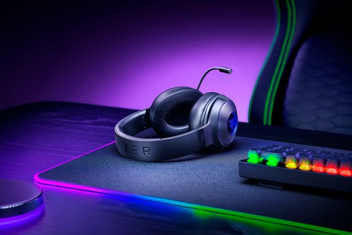 Гарнитура игровая Razer Kraken V3 X, 7.1, USB-A, RGB, 1.8м, чёрный
