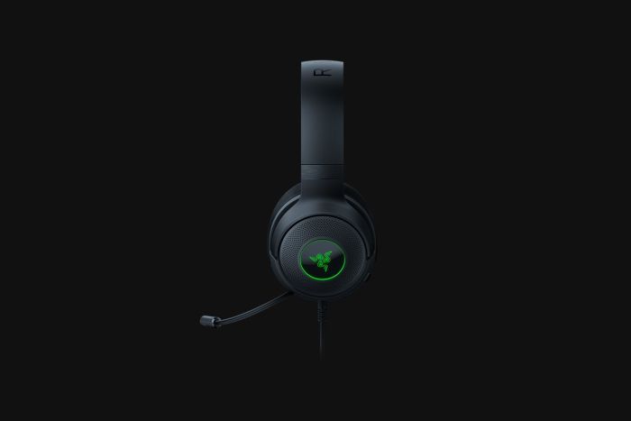 Гарнитура игровая Razer Kraken V3 X, 7.1, USB-A, RGB, 1.8м, чёрный