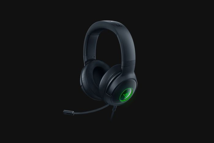 Гарнитура игровая Razer Kraken V3 X, 7.1, USB-A, RGB, 1.8м, чёрный