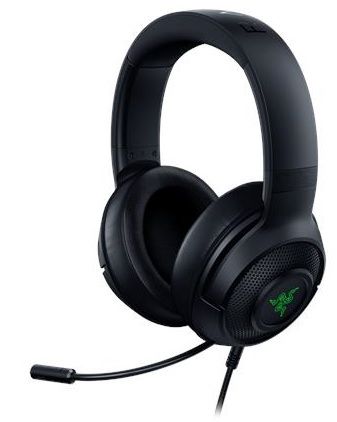Гарнитура игровая Razer Kraken V3 X, 7.1, USB-A, RGB, 1.8м, чёрный