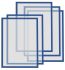Рамки магнитные A4 синие Magnetofix Frame Blue Set UA
