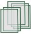 Рамки магнитные A4 зеленые Magnetofix Frame Green Set UA