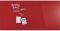 Доска магнитно-маркерная 2000x1000 красная Magnetoplan Glassboard-Red UA