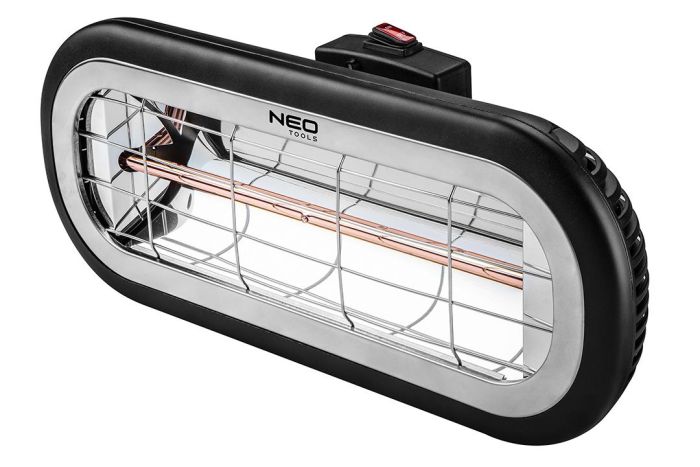 Обігрівач інфрачервоний Neo Tools, 2000Вт, 24м кв, 11.5х46х19см, IP65