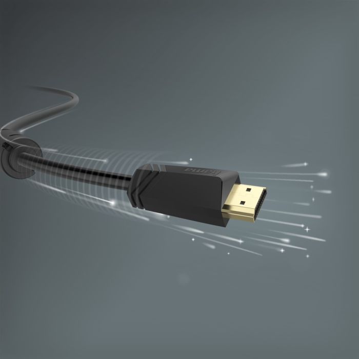 Кабель HDMI (M/M) Hama 10м, 4K, чорний