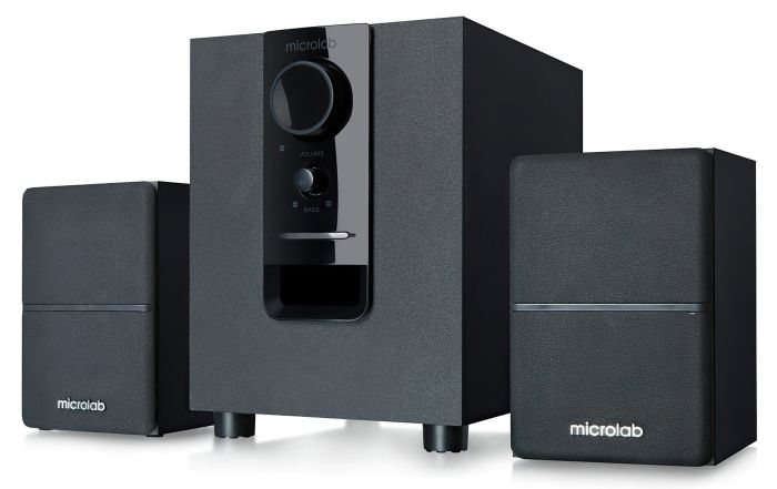Акустична система MICROLAB  2.1, 10W, mini-jack, чорний Microlab M-106