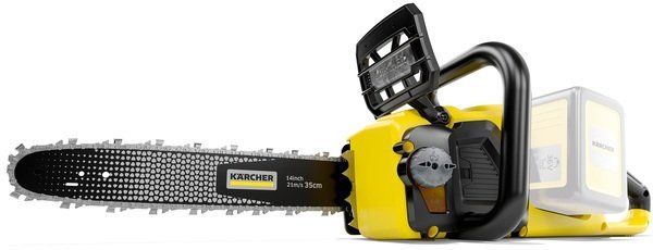 Комплект пила цепная аккумуляторная Karcher CNS 18-30 Battery, шина 30 см, 18В 5Ач, быстрозарядный комплект, 3.2 кг