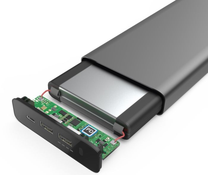 Портативное зарядное устройство Power Bank Hama Universal 26800 mAh PD 5-20V/75W Grey