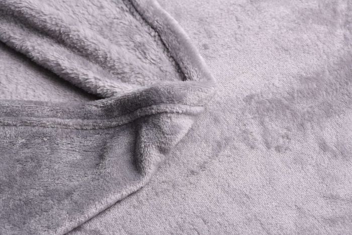 Плед Ardesto Flannel, 160х200см, 100% полиэстер, серый