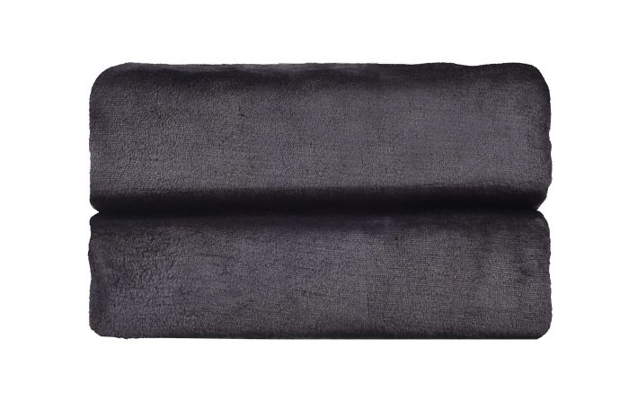 Плед Ardesto Flannel, 160х200см, 100% полиэстер, темно-серый