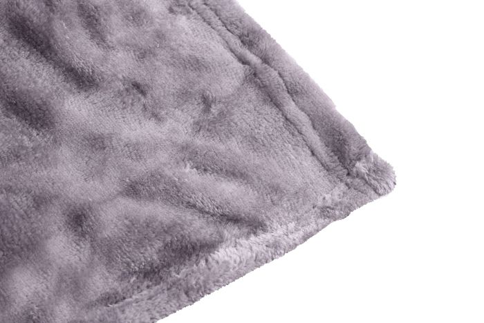 Плед Ardesto Embossed, 200х220см, 100% полиэстер, серый