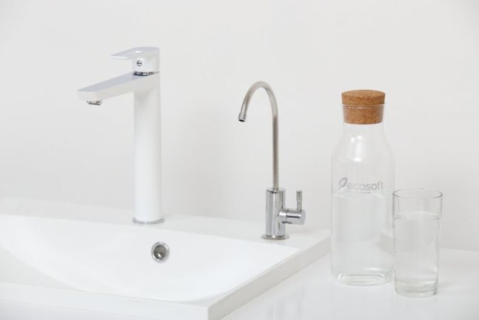 Фільтр зворотного осмосу Ecosoft Absolute з мінералізатором, мембрана 75gpd DuPont, дренаж 1:1