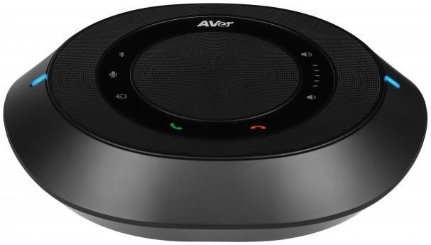 Спикерфон настольный/потолочный Aver FONE540 BT, 2 х Omni-mic, радиус действия 3 м, BT, USB, 3.5 mini jack, RJ45, черный
