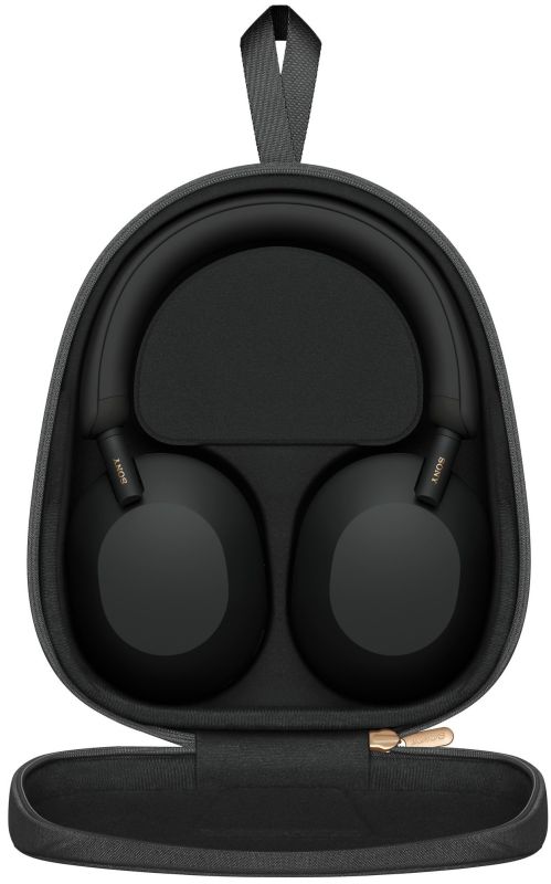 Наушники Over-ear Sony WH-1000XM5 BT 5.2, ANC, Hi-Res, AAC, LDAC, Wireless, Mic, Черный