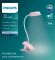 Лампа настольная с аккумулятором Philips Donutclip 3Вт 4000K 1200мАч USB-A розовый