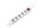 Подовжувач мережевий 2E 5хТип F, 3х1.5мм кв, 16A, 5м, білий