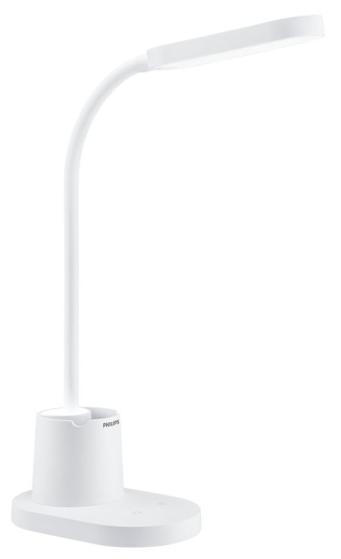 Лампа настільна з акумулятором Philips Bucket 7Вт 3000/4000/5700K 1800мАг USB-A білий