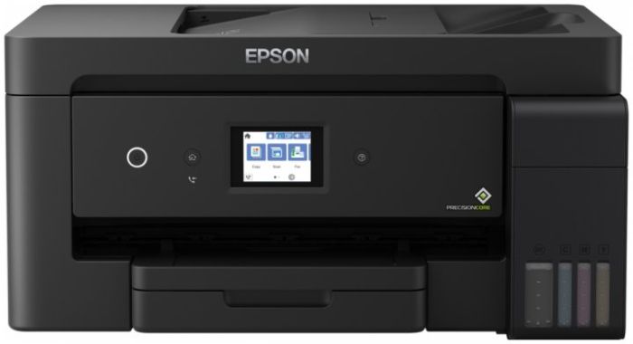 МФУ ink color A3 Epson EcoTank L14150 38_24 ppm Fax ADF Duplex USB Ethernet Wi-Fi 4 inks Black Pigment
