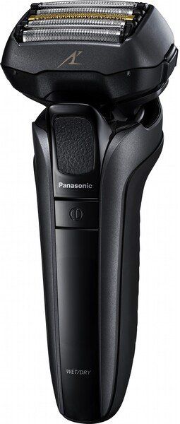 Бритва електр. Panasonic сеточная , 14000 об/мин,  бритв.головок-5, Li-Ion, сух.+влажн., триммер, чехол,Док-ст., черный