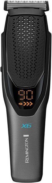 Машинка для стрижки Remington Power X Series X6, мережа+акум., насадок-4, сталь, чорно-сірий