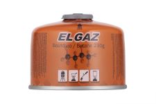 Балон-картридж газовий EL GAZ ELG-300, бутан 230г, для газових пальників, з двошаровим клапаном, одноразовий