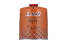 Балон-картридж газовий EL GAZ ELG-400, бутан 450г, для газових пальників, з двошаровим клапаном, одноразовий