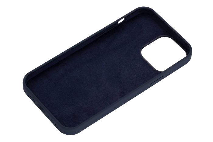 Чехол 2Е Basic для iPhone 14 Pro Max, Liquid Silicone, синий темный