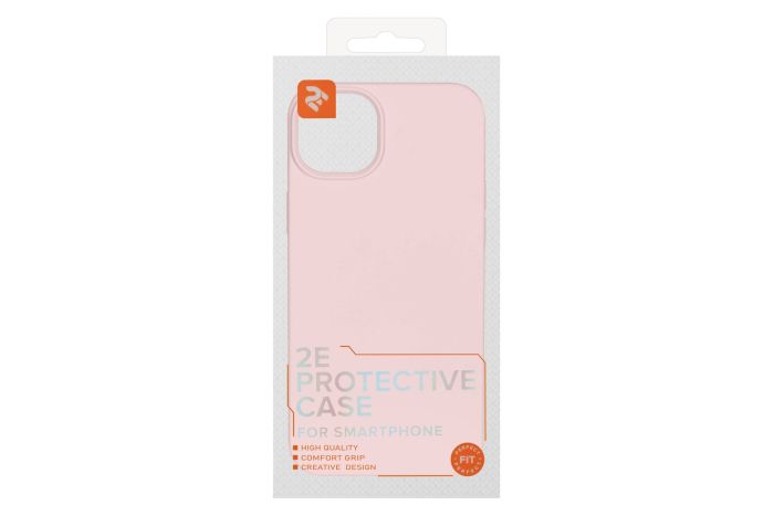 Чохол 2Е Basic для iPhone 14 Max, Liquid Silicone, рожевий