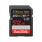 Карта пам'яті SanDisk SD  512GB C10 UHS-I U3 R200/W140MB/s Extreme Pro V30