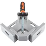 Струбцина Neo Tools, угловая, алюминиевая, направляющая 95мм, 70х70мм