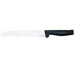 Кухонний ніж для хліба Fiskars Hard Edge, 22см, нержавіюча сталь, пластик, чорний