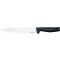 Кухонный нож для мяса Fiskars Hard Edge, 21.6см, нержавеющая сталь, пластик, черный