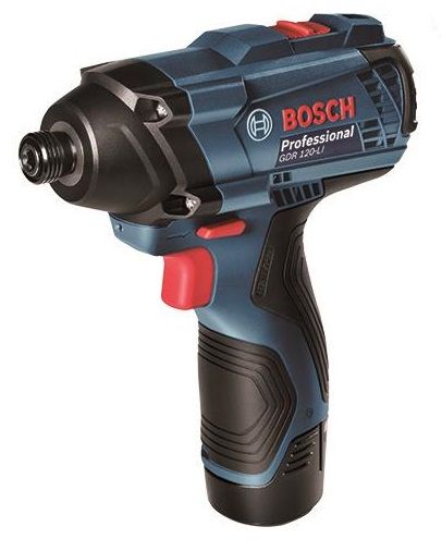 Набор из двух аккумуляторных инструментов Bosch 12В, дрель-шуруповерт GSR 120-LI, гайковерт ударный GDR 120-LI, акб 2х2А•ч, кейс