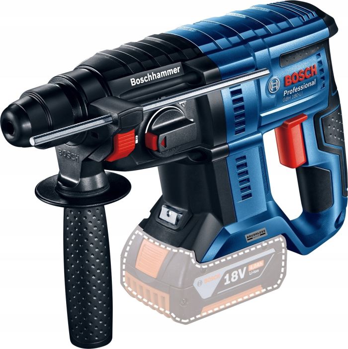 Набір із трьох акумуляторних інструментів Bosch Professional 18В перфоратор GBH 180-LI дриль-шурупокрут GSR 18V-50 акб 2х 5А·год сумка