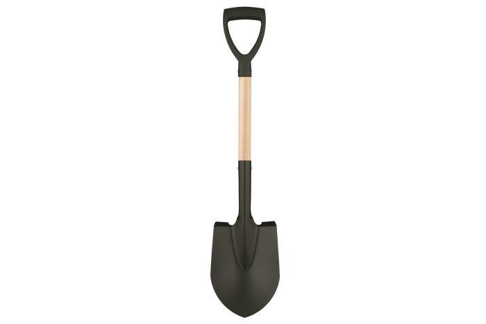 Лопата штикова 2E Digger 1, компактна, дерев’яний держак, 1.5мм, 78см, 0.93кг