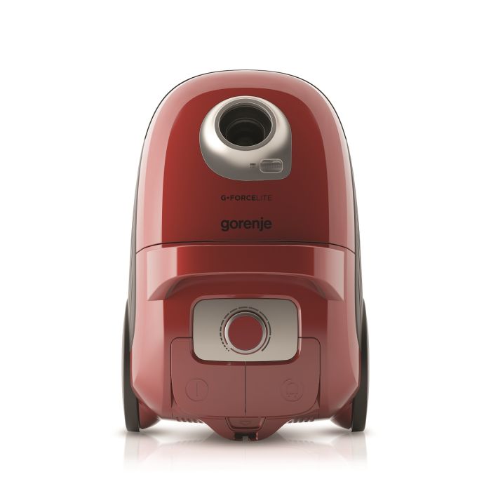 Пилосос Gorenje мішковий, 700Вт, 3л, HEPA, щітка Xpand Zone, телескоп, червоний